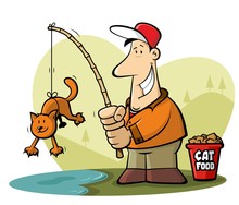 Funny Fishing Cartoon