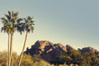 Camelback Mountain overlooking Phoenix,Az,USA