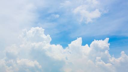 Wall Mural - clouds in the blue sky