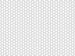 Grid seamless pattern. Hexagonal cell texture. Honeycomb on white background. Speaker grille. Fashion geometric design. Graphic style for wallpaper, wrapping, fabric, apparel, print production. Vector