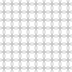Wall Mural - round geometric seamless pattern. fashion graphic background design. retro stylish circle texture. m