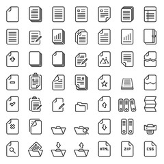 Wall Mural - Paper icon,Document icon,Vector EPS10