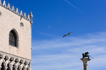 Wall Mural - Doge's Palace view, Italy