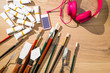 © ImageFlow - Drawing tools and pink headphones