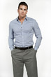 © EugeneF - Fit Caucasian Male Model in Dress Shirt