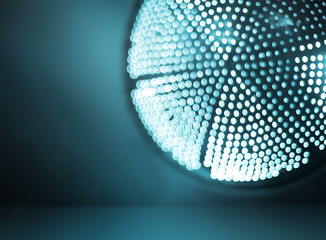 Fototapete - blue planet background