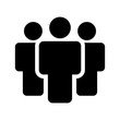 © telmanbagirov - businessman group icon black on white background