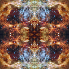 Wall Mural - universe simmetric background. elements of this image furnished