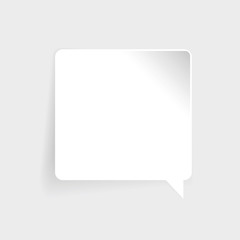 Poster - Speech bubble label vector