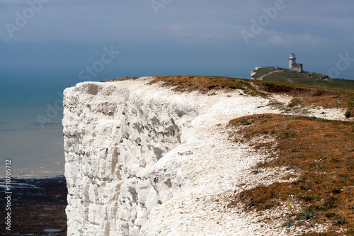 Fotografie, Obraz White cliffs near the Belle Toute Lighthouse at Beachey Head