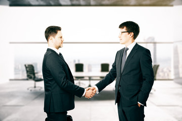 Poster - Businesspeople shaking hands
