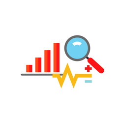 Canvas Print - Analysis flat icon