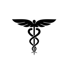 Canvas Print - Caduceus Simple Icon