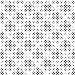Fototapete - Seamless pattern with halftone dots. Repeatable geometric monoch