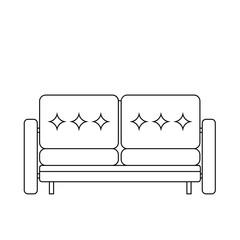 Wall Mural - Sofa Line Icon