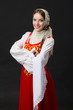 © stas_80 - beautiful  smiling caucasian girl in russian folk costume