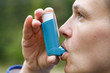 © zlikovec - Asthma patient inhaling medication