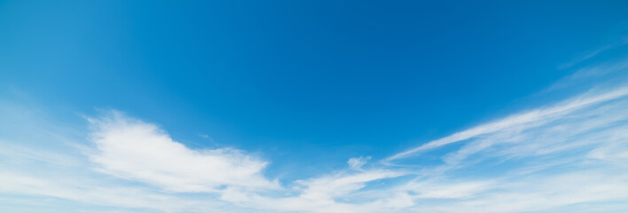 blue and white sky