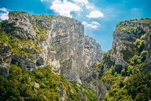 Beautiful Landscape Of The Gorges Du Verdon In South-eastern Fra