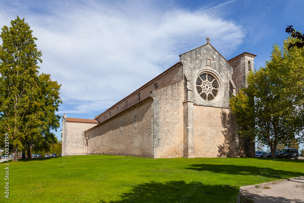 Santa Clara Church with the Rose or Catherine Window. 13th century ...