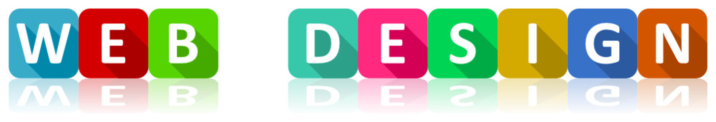 web design flat icons illustration