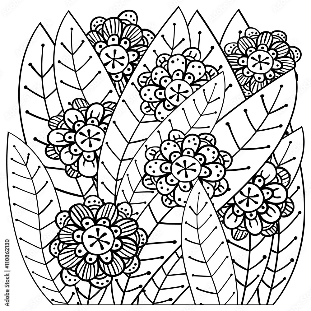 70 Whimsical Garden Coloring Book Free