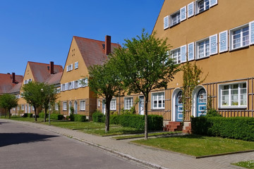 Wall Mural - Wittenberg Siedlung Piesteritz - Wittenberg, garden city Piesteritz