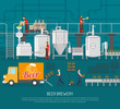 Brewery And Beer Illustration 