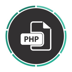 Poster - PHP computer symbol