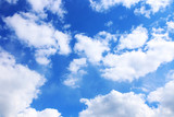 Fototapeta Na sufit - Blue sky background with white clouds. Clouds with blue sky. Clouds background. Sky print. Clouds print