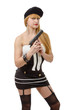 © Philipimage - attractive young sexy woman with a gun