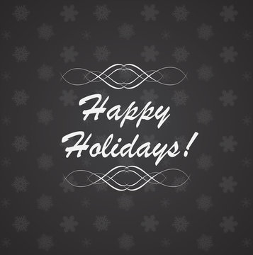 happy holidays greeting cards