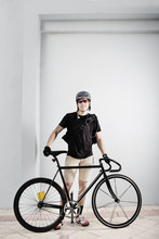 Bike Messenger With Bike
