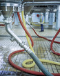 © Connect Images - Close up of pipes and connections in brewery