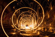 © Connect Images - Train tunnel with light trails