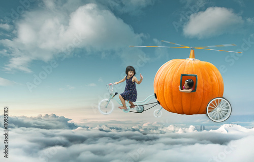 Fototapeta Take me to the dream ，A fairy tale story