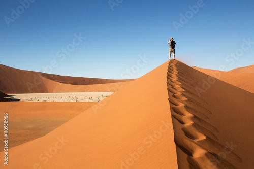 Fototapeta na szkło Widok Dead Valley w Namibii