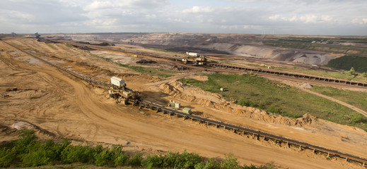 Canvas Print - garzweiler open cast mining germany