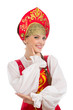 © stas_80 - beautiful  smiling russian girl in folk costume