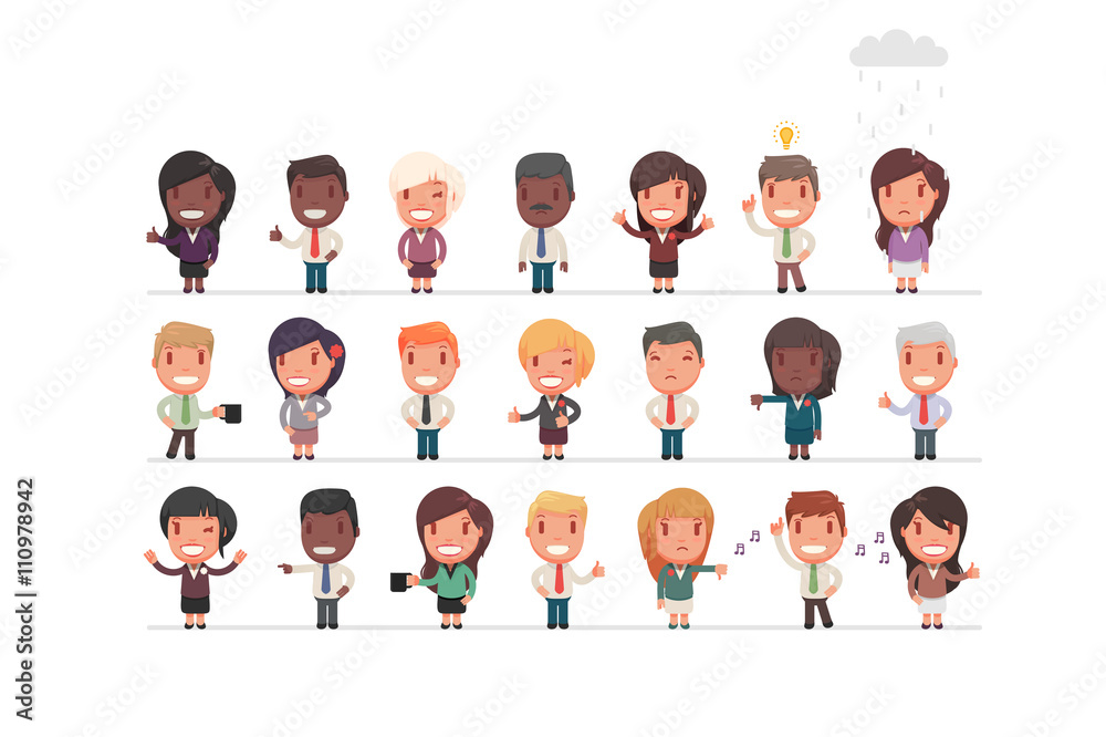 Character set Stock Vector | Adobe Stock