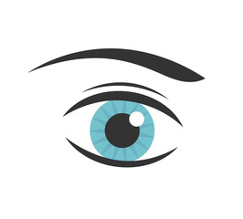 Wall Mural - blue eye vector