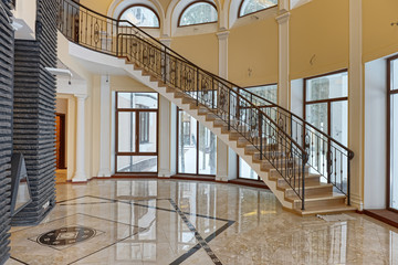 empty interior in modern house