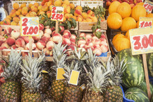 Fruit Stall, Capri, Napoli, Campania, Italia