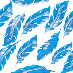  feathers seamless texture vector