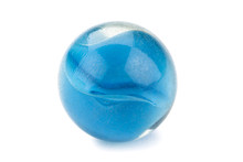 A Piece Of A Blue Marble Ball