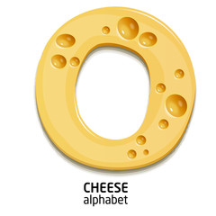 cheese alphabet letter