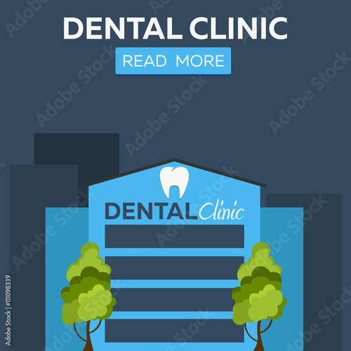Dental Clinic Banner Medical Centre Buy This Stock Vector And