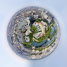 Planet Of Panorama Of Paris France