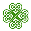 Celtic Heart, knot, shamrock, lucky charm, irish, St. Patricks Day, leaf clover