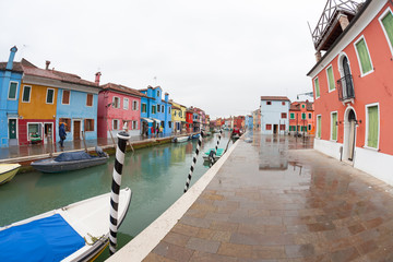  wide view from the Burano island, Venice